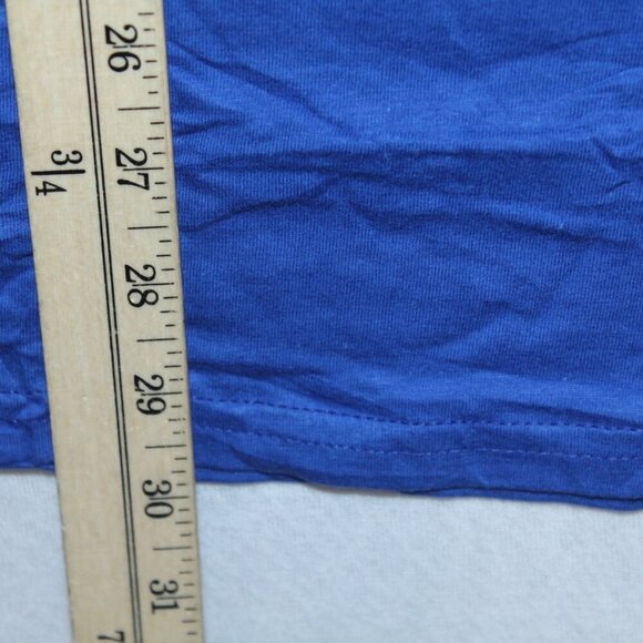 Los Angeles Dodger Men Blue Tee Shirt Short Sleeve Majestic Heart Size XL - Picture 4 of 10